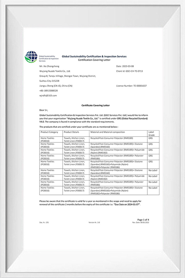 195 Carta de presentación de certificación